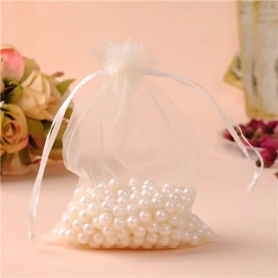 Сумки из органзы 10x15 см 50 шт bolsas de мешочек для украшений из органзы bolsitas de органза маленький Подарочный пакет sacchetti органза может логотип на заказ