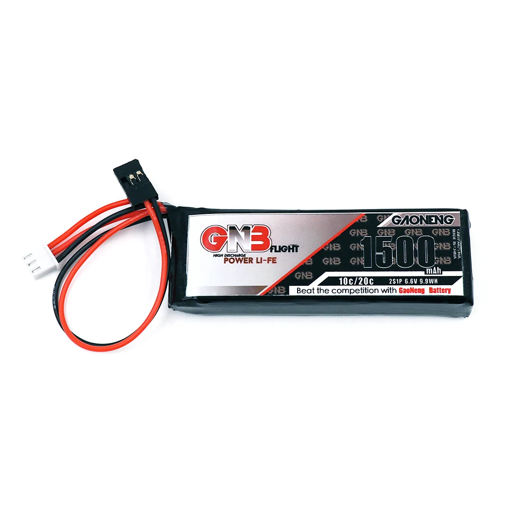 4 шт Gaoneng GNB 1500mAh 2S 10C/20C 6,6 V 9.9WH Аккумулятор для радиоуправляемого передатчика дрона FPV гоночных частей радиоконтроллера
