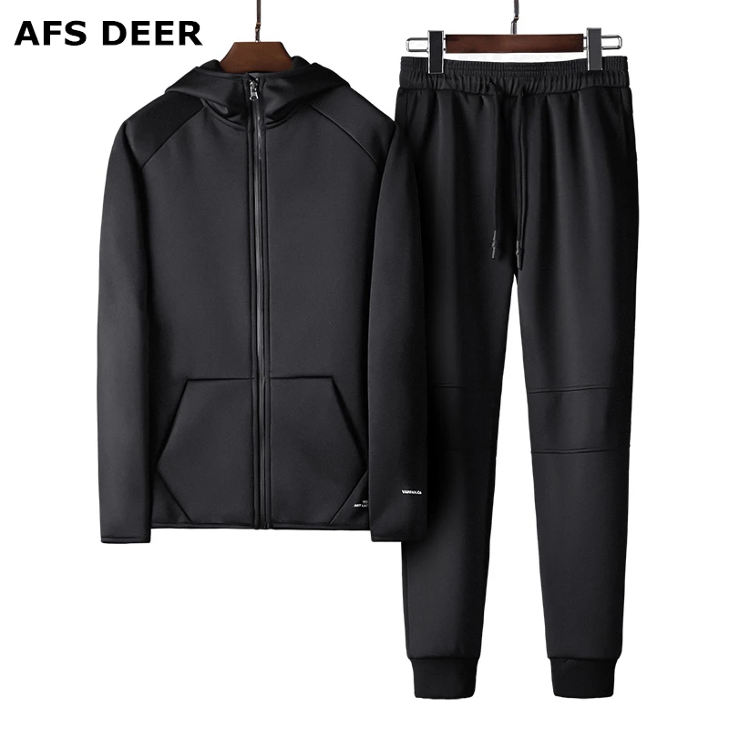 Куртка на молнии + брюки Мужские поло 2017 Повседневное Для мужчин спортивные