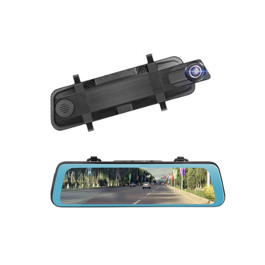 LiisLee 10 inch DVR rearview mirror driving recorder HD matt night vision For Cadillac SRX univeral support gravity sensing | Автомобили и