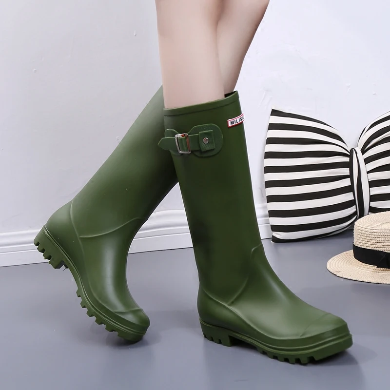 Резиновые сапоги для верховой езды черные резиновые рыбалки|galoshes|galoshes rain bootsgaloshes