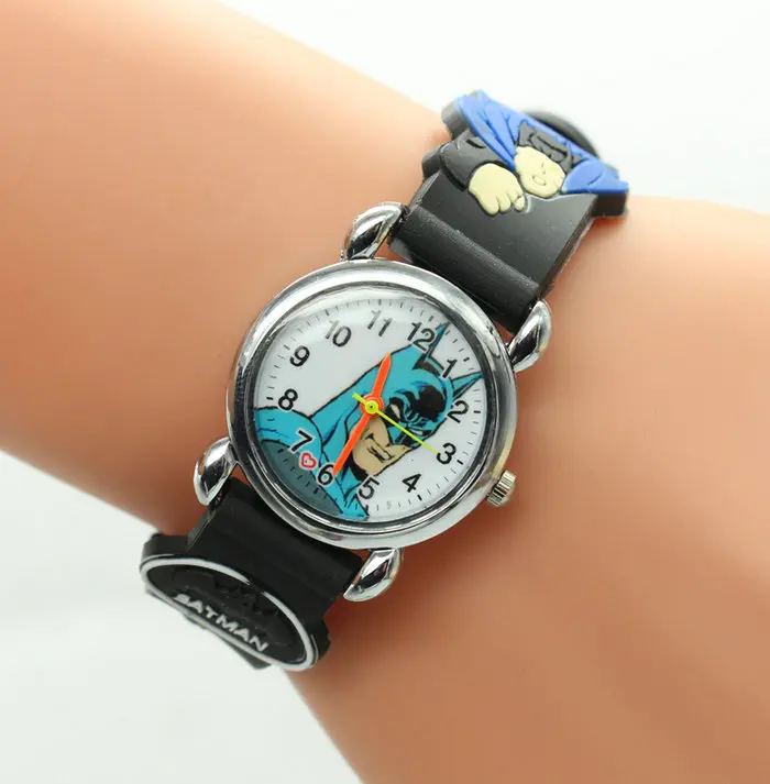 1 шт. Новое поступление часы в стиле Бэтмен 3D мультфильм детские игрушки