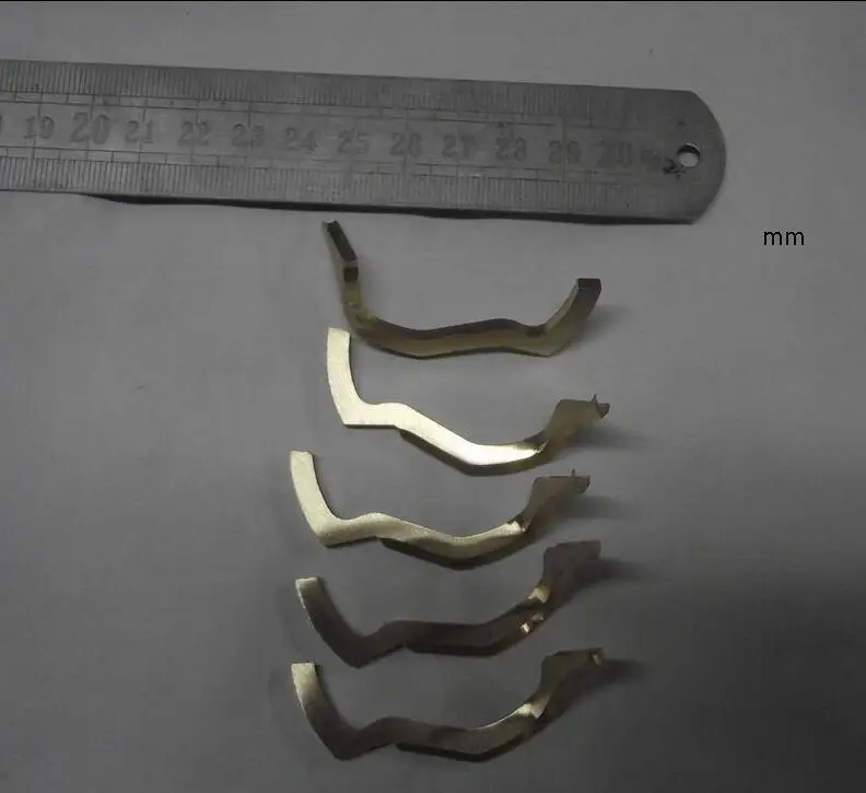 

5 pcs Alto sax repair parts Brass unpainted