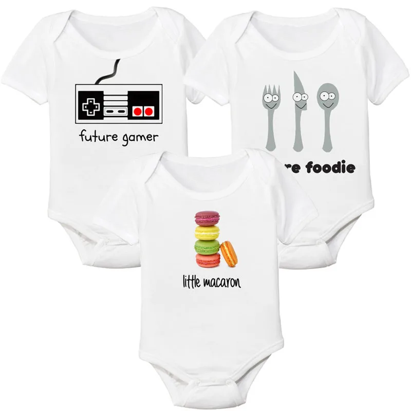 Body Baby Clothing Sets Cute Newborn 3Pcs/lot Cotton Girl Boy Bodysuits Summer Jumpsuits Bebe Clothes | Детская одежда и обувь