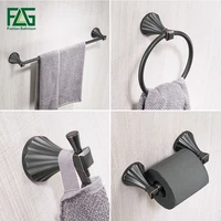 flg bathroom accessories set single towel bar robe hook paper holder zinc alloy oil rubbed bronze bath hardware sets