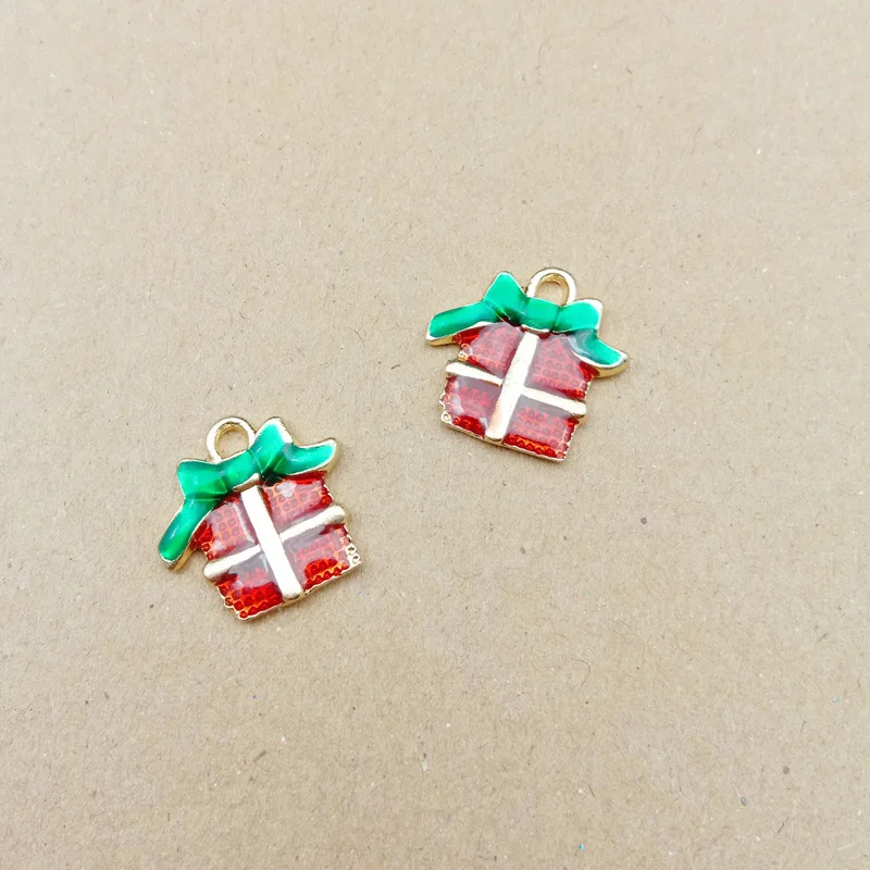 Подарочная коробка с подвесками в виде леденцов 10 шт. эмалированная Подвеска из