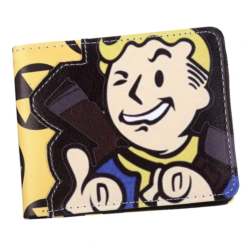 Новое поступление кошелек для игры Fallout Vault Boy двойного сложения аксессуар