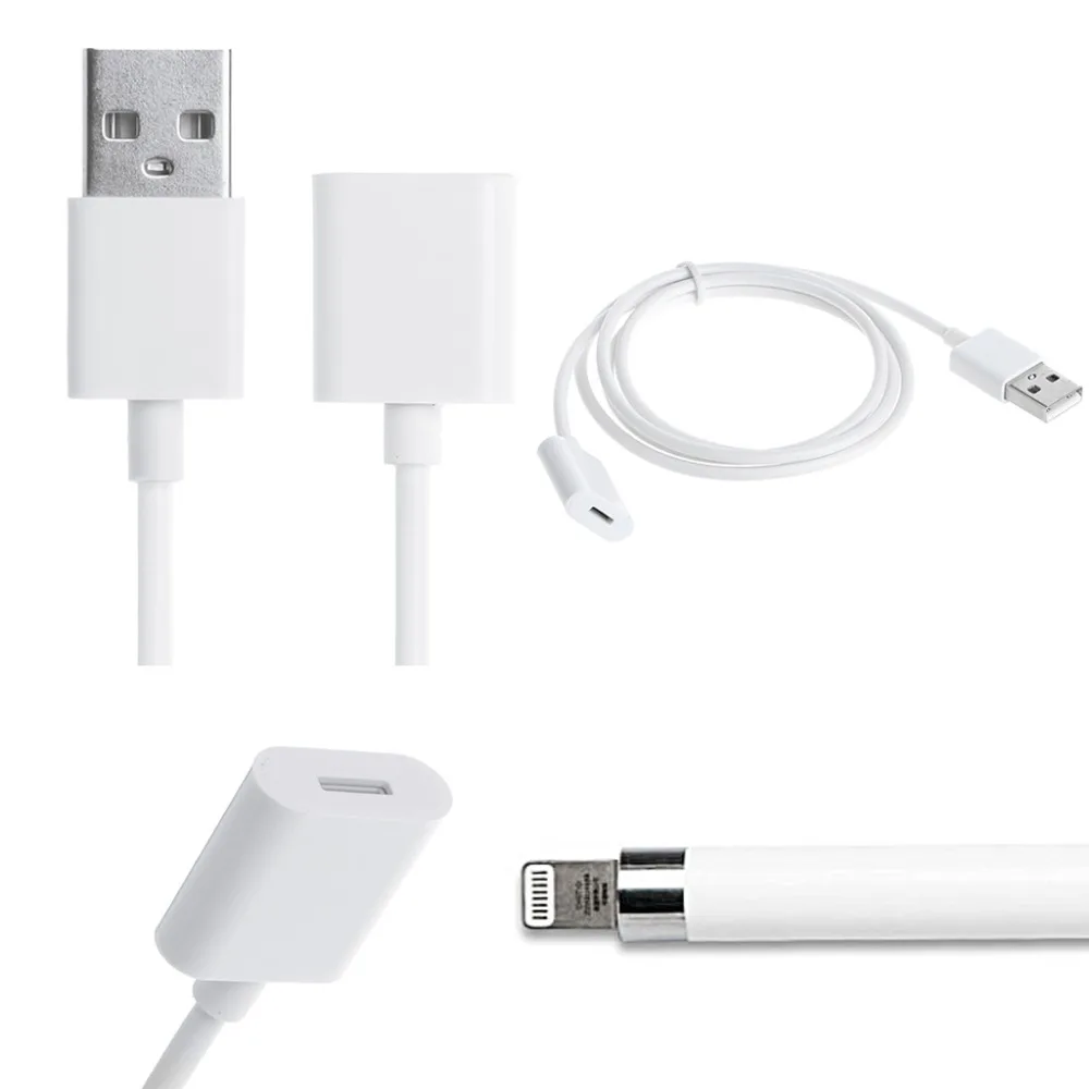 Белый 1 м USB штекер к 8-Pin разъем зарядный адаптер кабель для iPad Pro Карандаш C26 |
