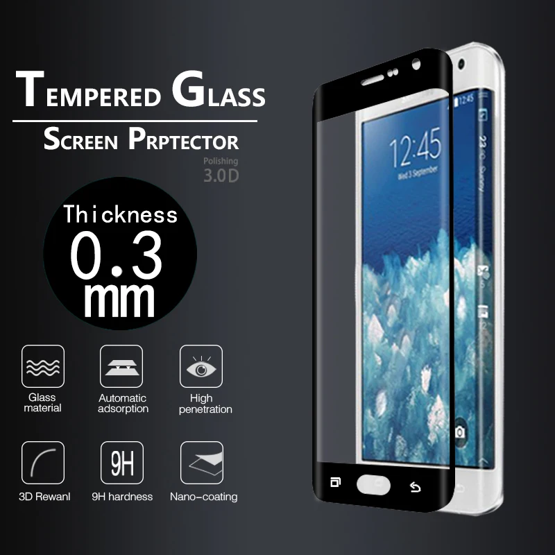 Пленка из закаленного стекла с закругленными краями для Samsung Galaxy Note Edge n9150 5 6 дюйма