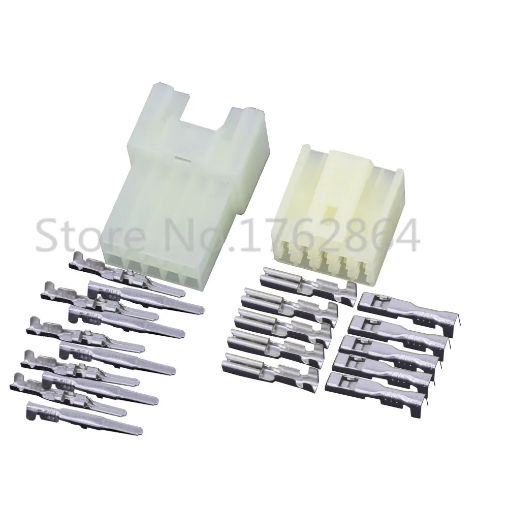

5sets Female Male Auto DJ7105-2.3-11/21 Electronic Connector plug with Terminal