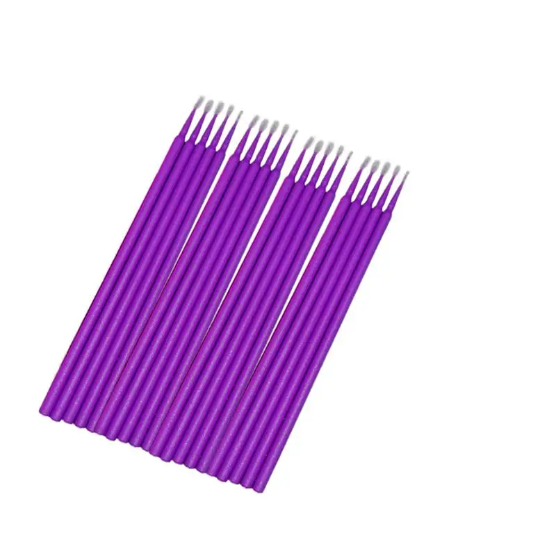 100 шт. одноразовые щётки аппликаторы для наращивания ресниц|Ватные палочки| |