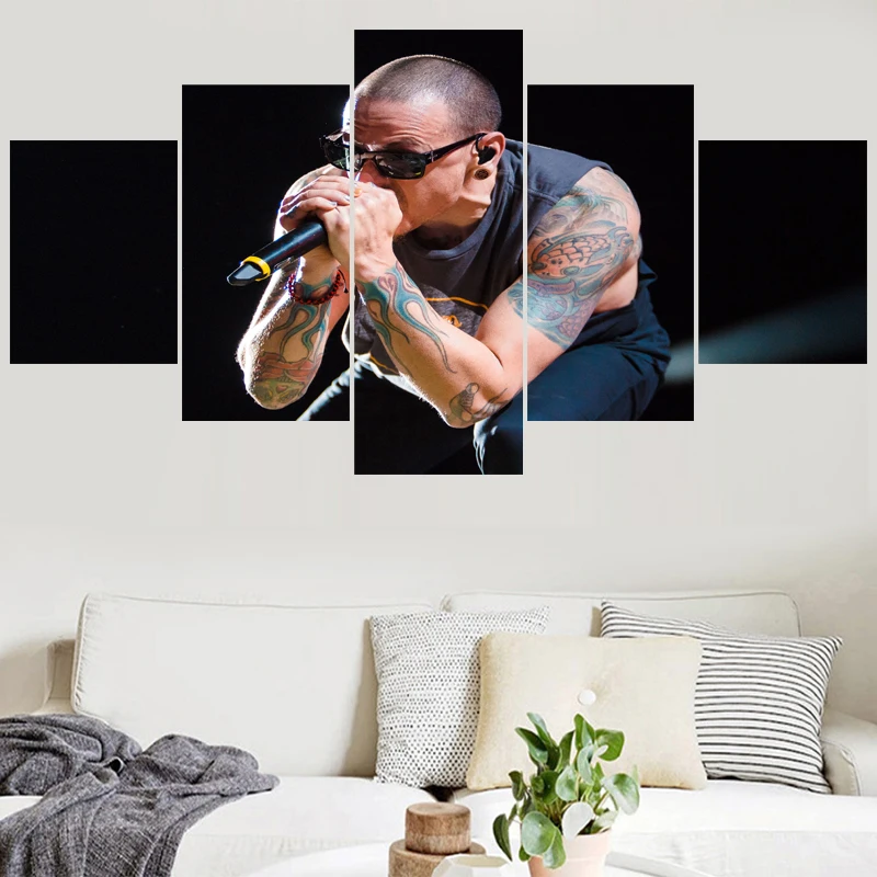 Популярные настенные картины певицы домашний декор холст ченнингтона живопись