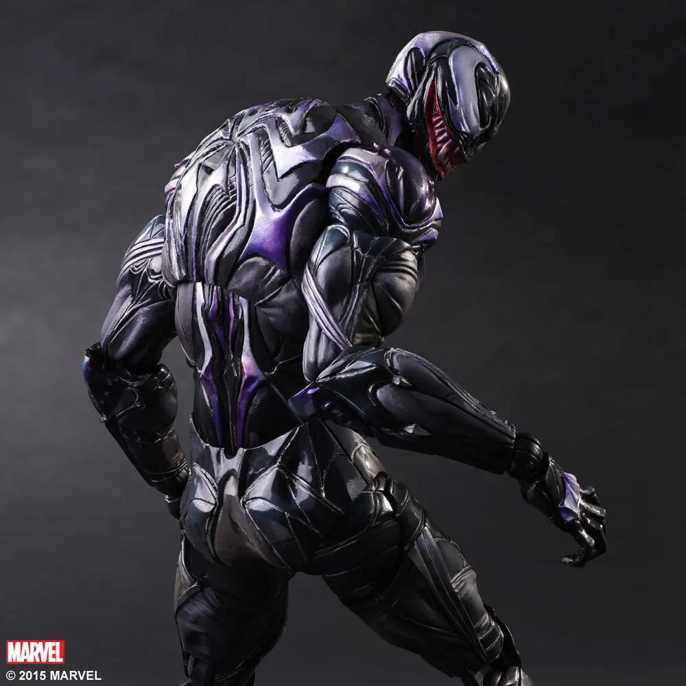 Marvel Comics PLAY ARTS 27 см чудо-яд в фильме Человек-паук ПВХ Фигурки игрушки Аниме Фигурки игрушки для детей Подарки для детей