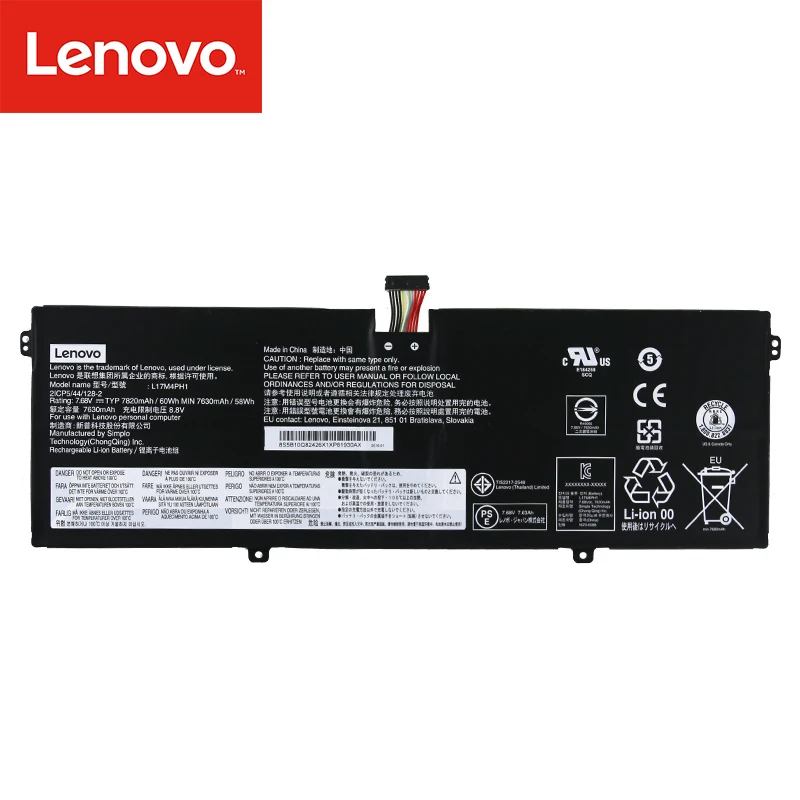 Аккумулятор для ноутбука lenovo Йога 7 Pro Pro-13IKB C930 C930-13IKB C930-13IKB 81C4 L17C4PH1 L17M4PH1 7,68 V 60Wh
