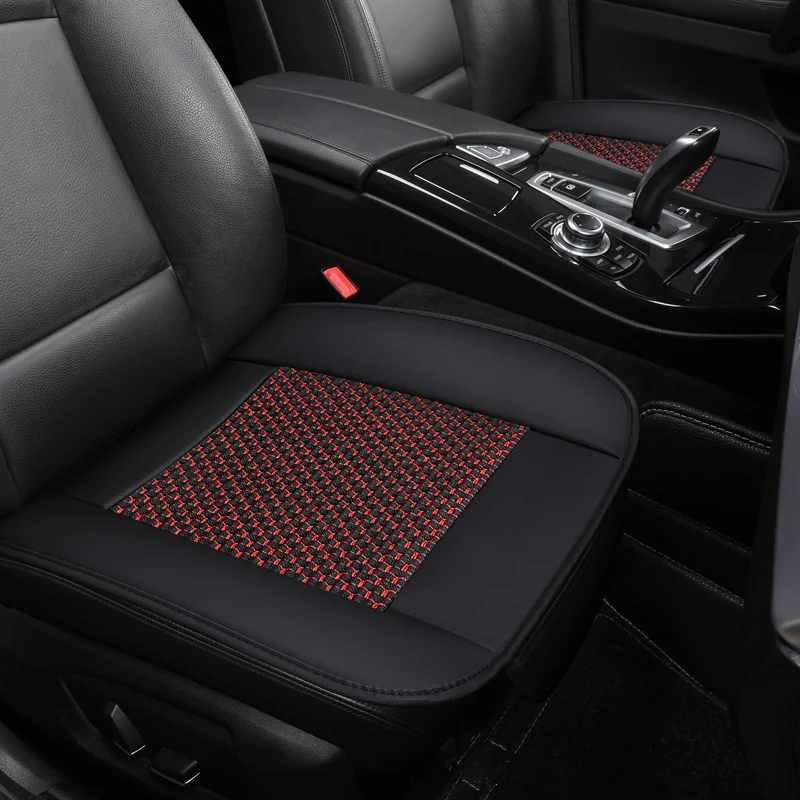 

Car Seat Cover,Leather Cushion Seasons Universal Breathable For Most Four-Door Sedan&SUV Ultra-Luxury Car Seat Protection