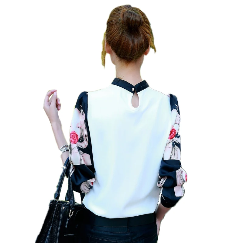 Летняя модная кожаная блузка рубашка Женская Весенняя повседневная женская с