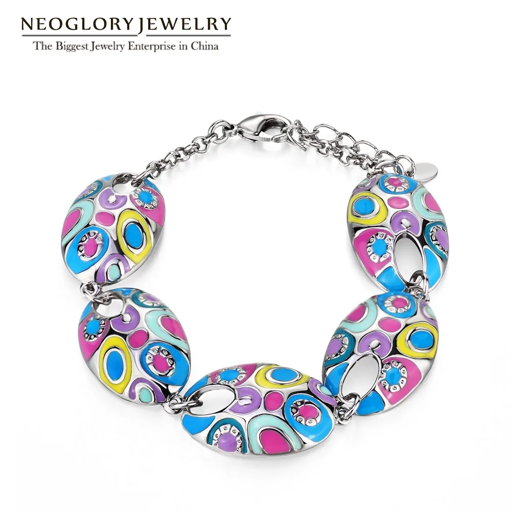 

Neoglory Ethnic Colorful Enamel Bohemian Boho Charm Wrap Cuff Bangles & Bracelets For Women Vintage Fashion Jewelry 2020