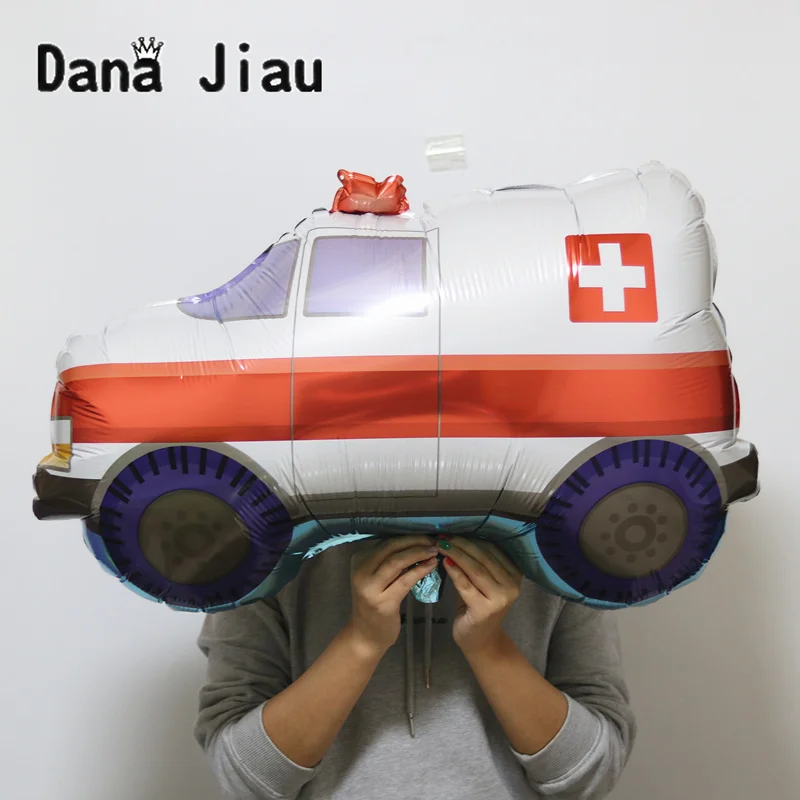 Большой воздушный шар из фольги для машины скорой помощи 76*62 см подарок доктора