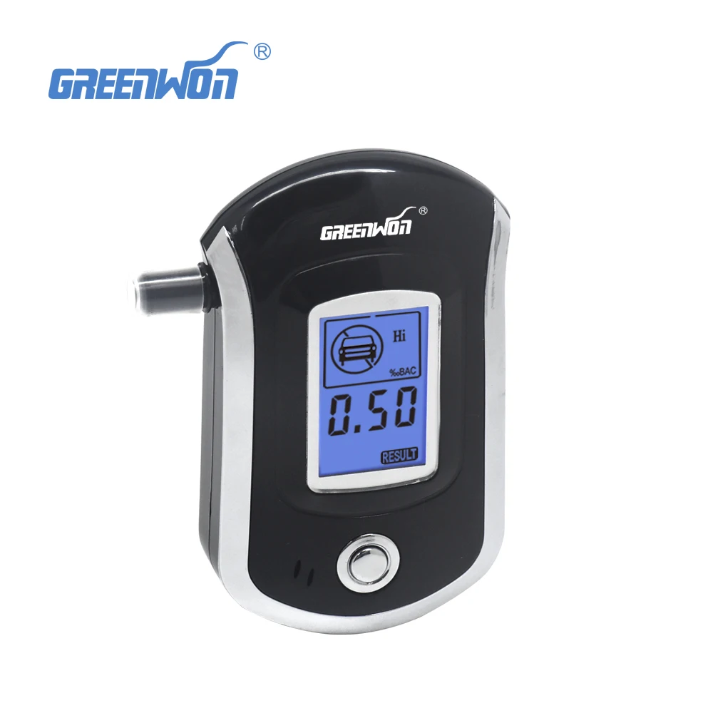 

2020 NEW Hot selling Professional Digital Breath Alcohol Tester Breathalyzer AT6000 Free shipping Dropshipping