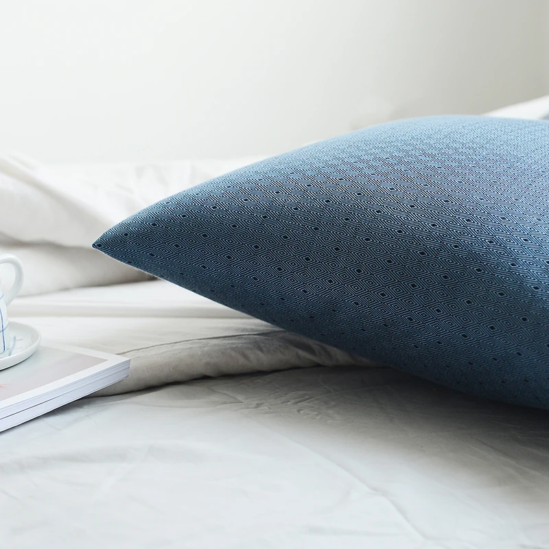 Добби сплошной темно синий серый современный декоративный Скандинавский дизайн