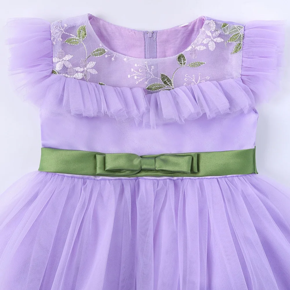 Girl Princess Dress Embroidery Children Festival Costumes Baby Girls Wedding Party Kids Voile Dresses For | Детская одежда и обувь