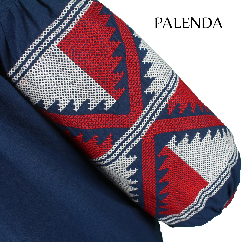 Новинка 2017 мягкая широкая хлопковая блузка с вышивкой в стиле бохо традиционный