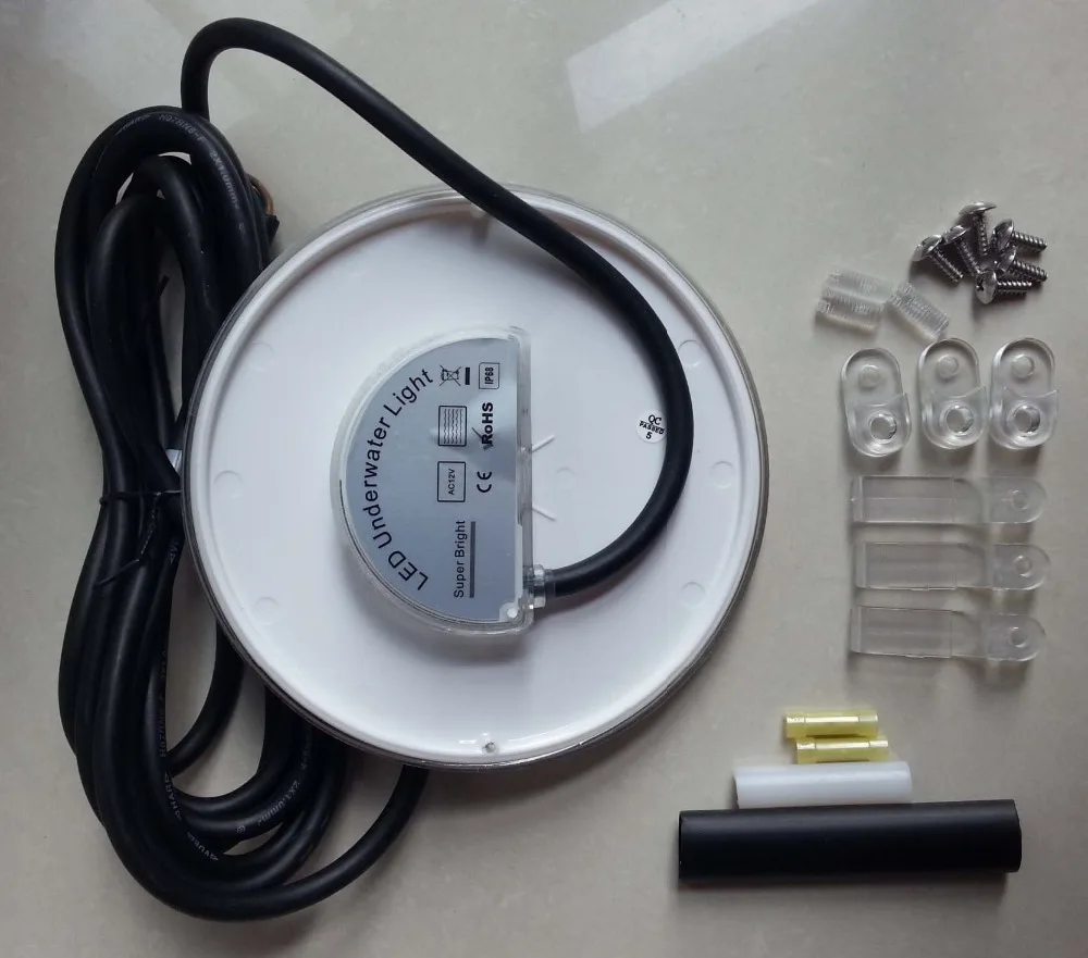 Подводный светодиодный светильник для бассейна HT SMD432leds 30W AC12V RGB Смола