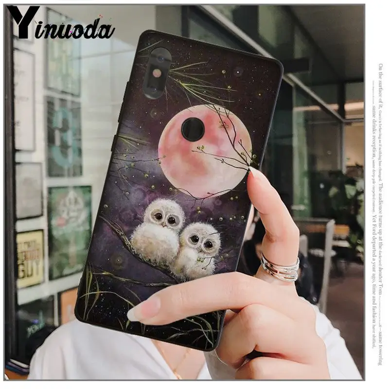 Yinuoda мультяшный милый чехол для телефона с изображением совы для Xiaomi mi 6 8 SE Note 3 mi Note 3 mi x 2 2s Res mi 5 Coque Shell