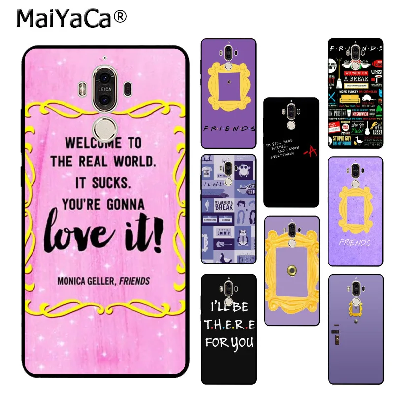 Чехол для телефона MaiYaCa Monica's peefole с дверной рамой друзьями ТВ шоу Sitcom Huawei p20 pro p9 p10