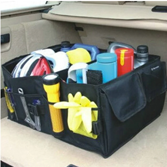 Car trunk storage box / Oxford cloth folding sorting utility vehicle with a compartment Free Shipping | Автомобили и мотоциклы