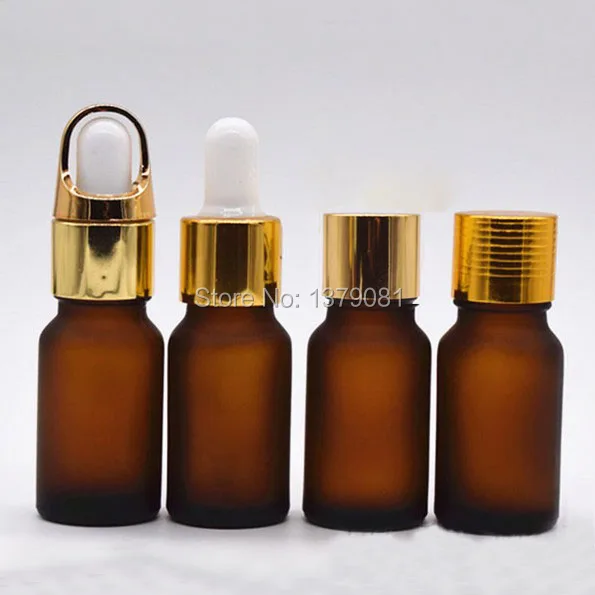 10 мл матового янтаря стеклянные бутылки с капельницей мини проба пустая бутылка