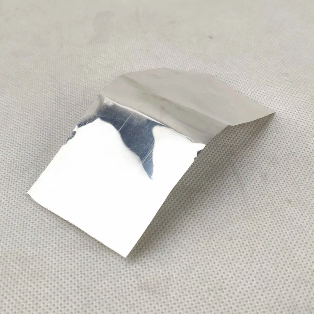 Серебряная фольга 99.99% Серебряный ювелирный паяльный лист сварочная пластина для ювелирных изделий размер 0,05 мм x 5 см x 10 см