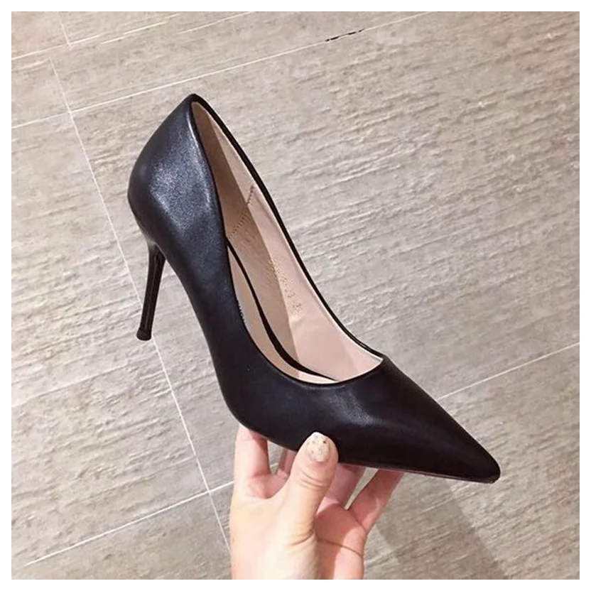 DONLEE QUEEN Female Women Pumps Sexy High Thin Heel Pointed Toe Shallow Shoes For Party Wedding Shoe Lady Pumps zapatos de mujer