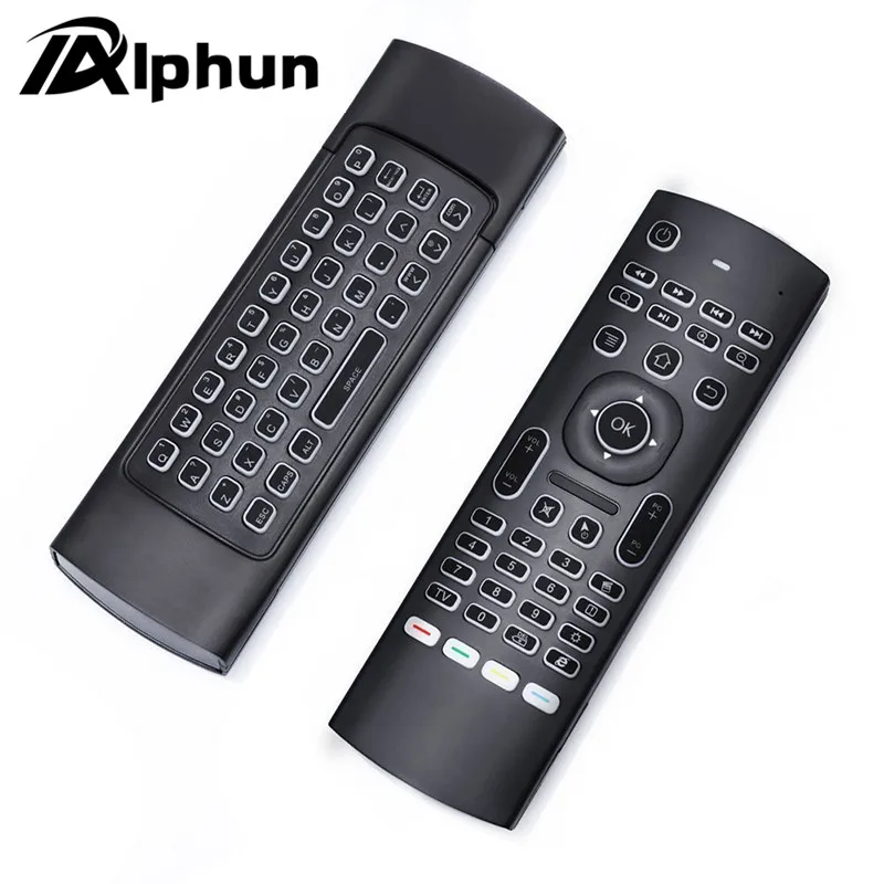 Alphun MX3 подсветка 2 4G беспроводной пульт дистанционного управления воздушная мышь