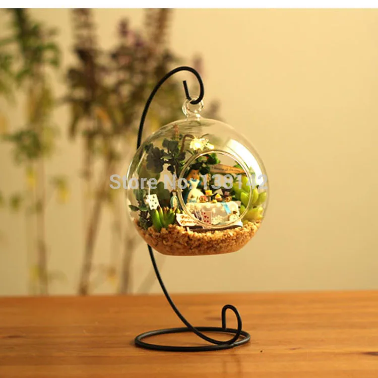 B011 DIY кукольный домик Миниатюрные стеклянные шарики миниатюры деревянный со