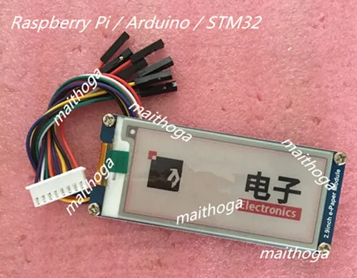 2 9 дюймовый 8PIN SPI Красный Черный Белый E Paper ink экран модуль с фотоэлементами 3 В