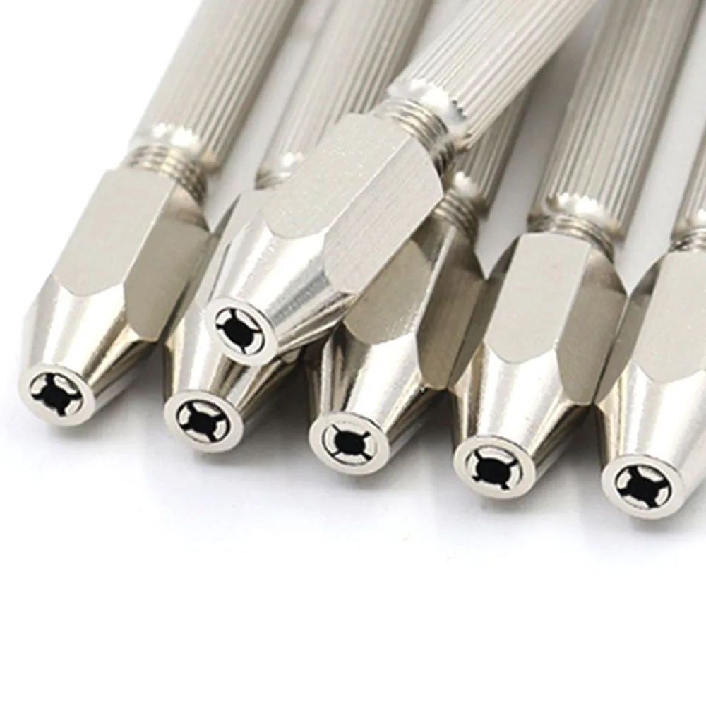 

Useful Heads Tools Double Mouth Pin Vice Hand Drill Bit Chuck Drill Bits Hand Drilling