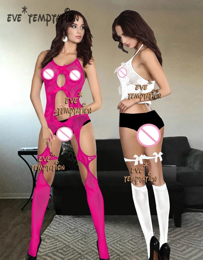 sexy underwear Plus Size bow Baby Doll Sexy Lingerie Hot Erotic Costumes Porn Open Crotch Babydoll Intimate W030