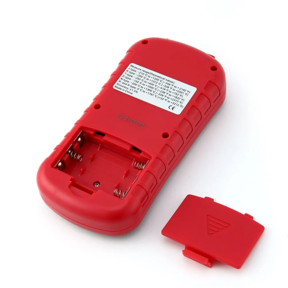 Benetech GM1312 цифровой термометр термопары Двухканальный измеритель температуры для