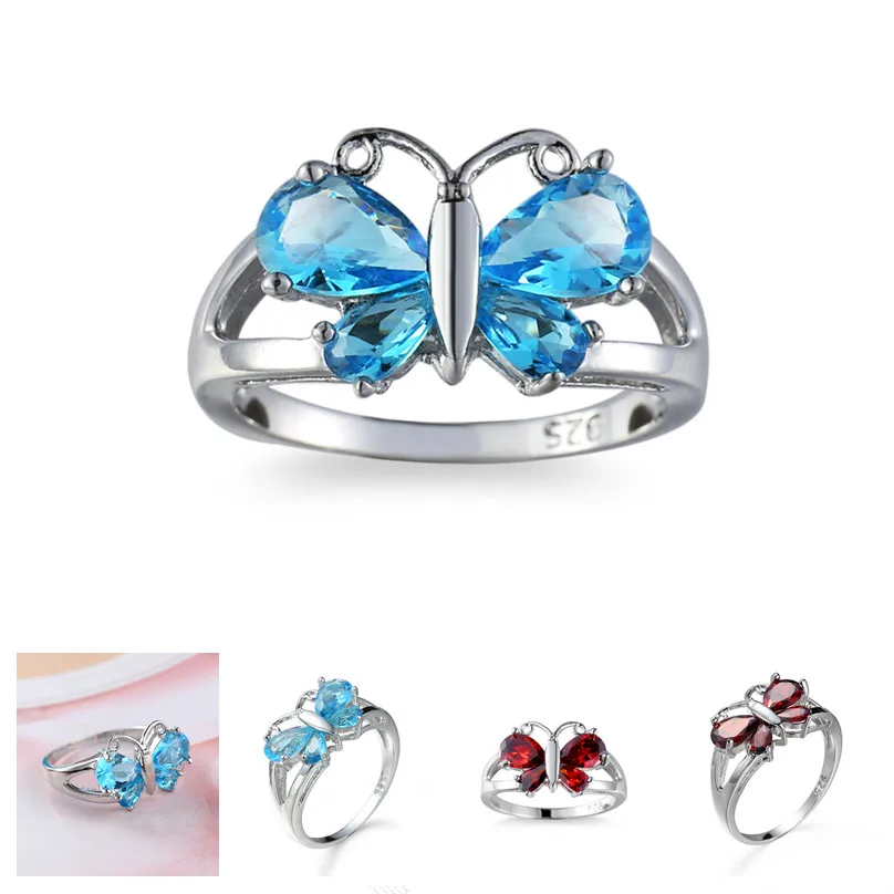 2018 European and American creative fashion butterfly ring | Украшения и аксессуары