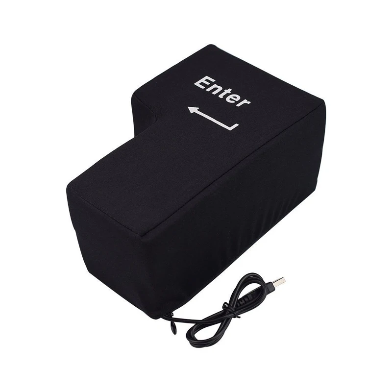 USB большой клавишу Enter декомпрессии компьютер любой Vent кнопку настольного подушка для программиста стресса USB гаджет