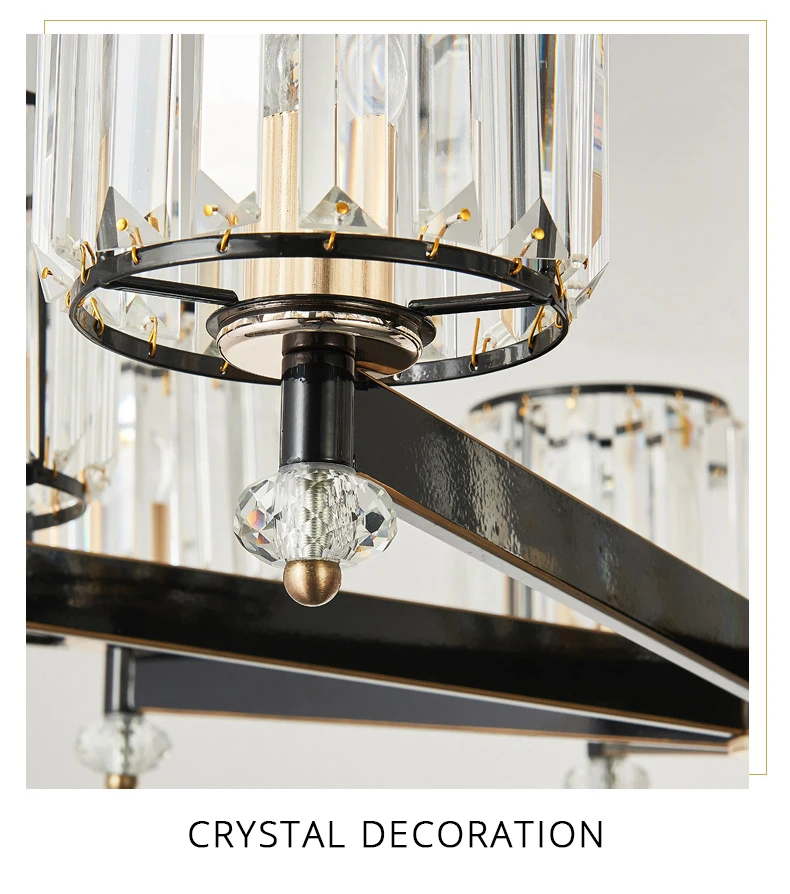 LED Chandelier for Living Room LED Chandelier for Bedroom Modern Crystal Chandelier Lighting Fixture Hanging Lamp Home Decorate