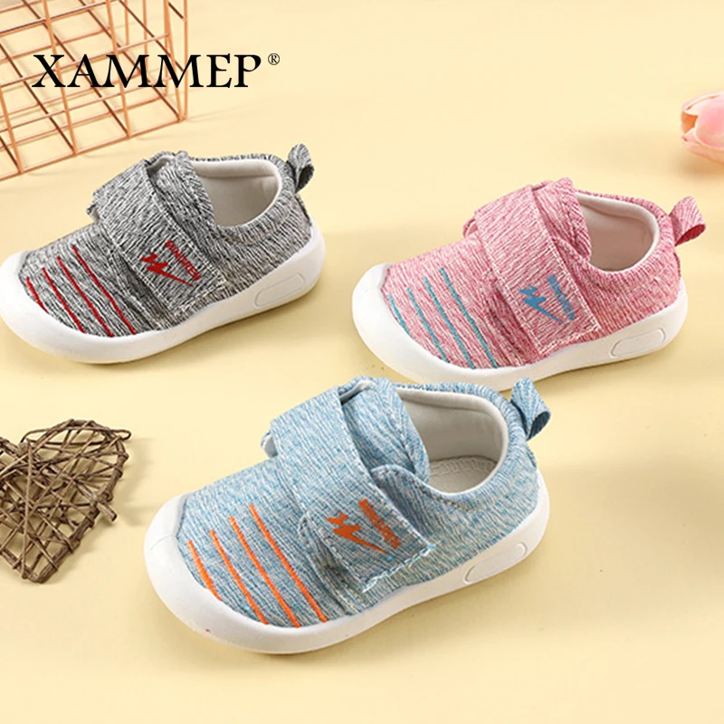 Кроссовки Xammep Детские сетчатые повседневная обувь на плоской подошве для