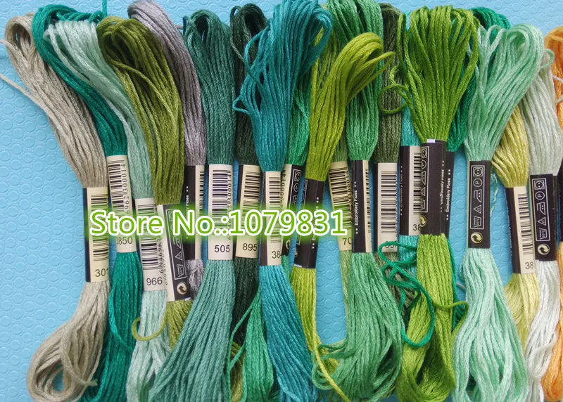 100 different similar DMC Colors embroidery threads hand thread cross stitch | Дом и сад