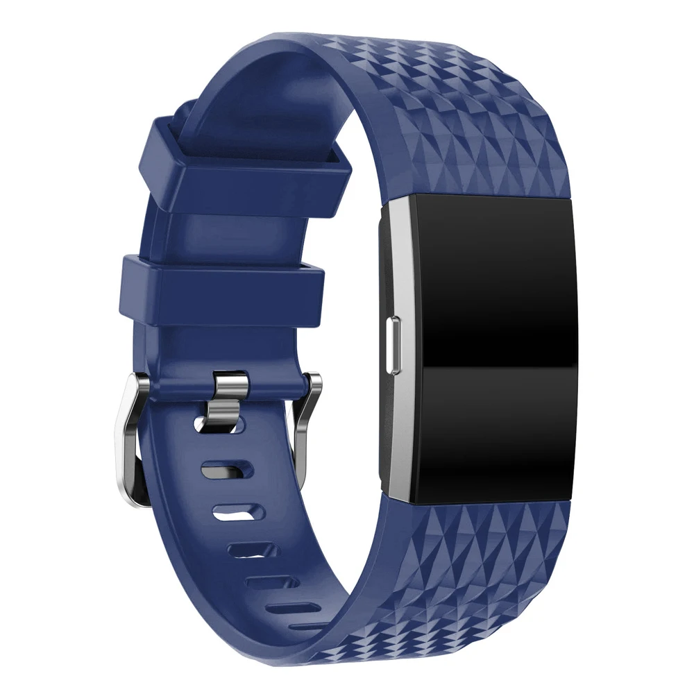 3D Силиконовые Замена ремни для браслета FitBit Charge 2 Смарт часы браслет для браслета FitBit Charge 2 ремешок для Fibit