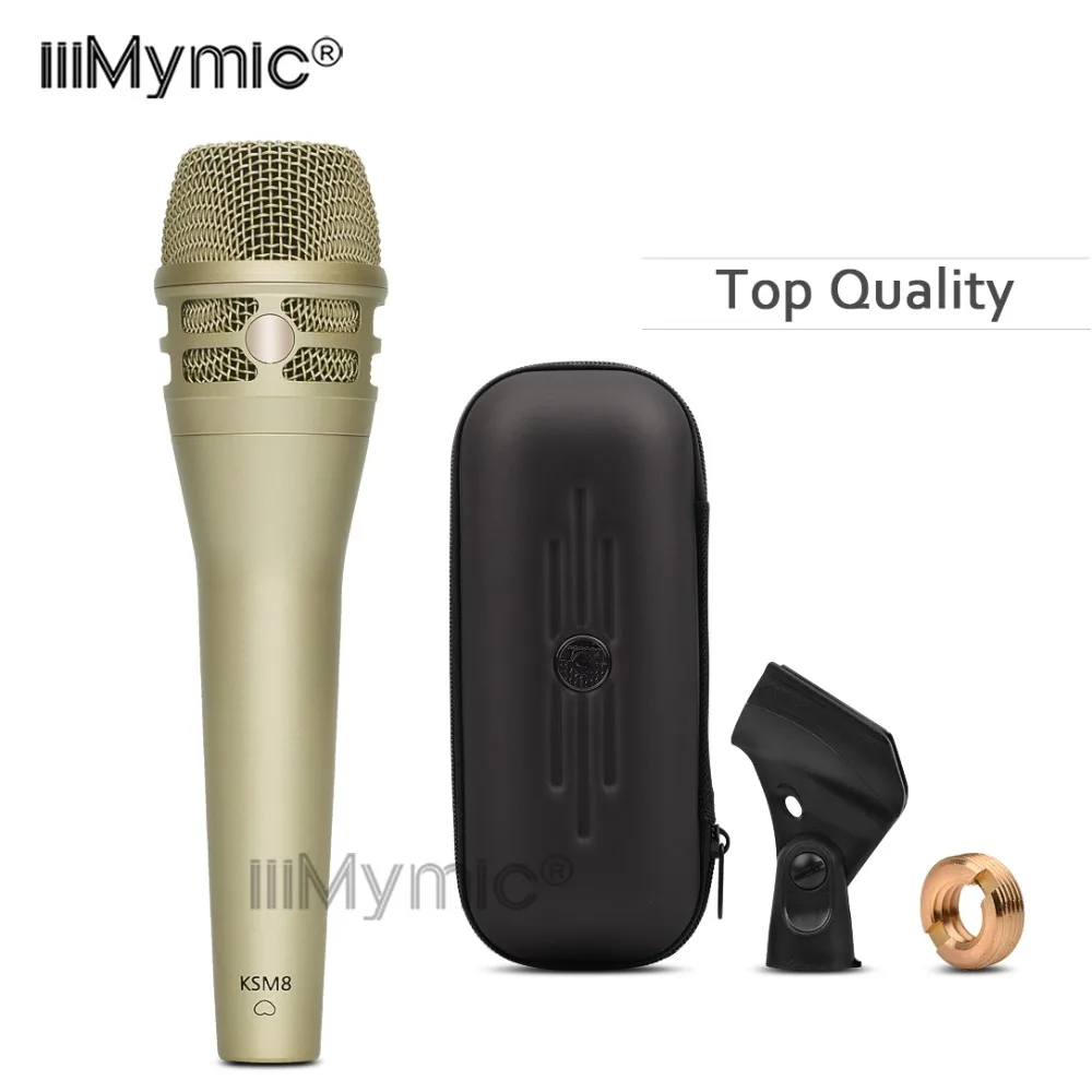 Высокое качество K8 Live Vocals проводной микрофон! Профессиональный K8/C ручной караоке супер-кардиоидный динамический Подкаст микрофон майка