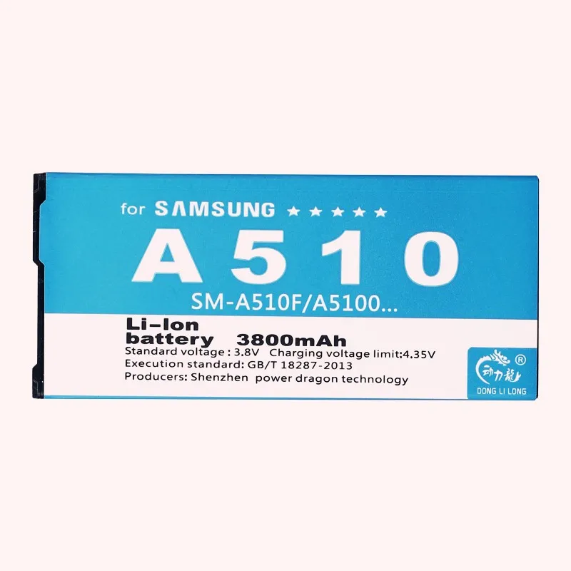 Новый EB-BA510ABE аккумулятор 3800 мАч BA510ABE для Samsung A5 A51 A5100 A510 SM-A510F A5108 2016 Издание с