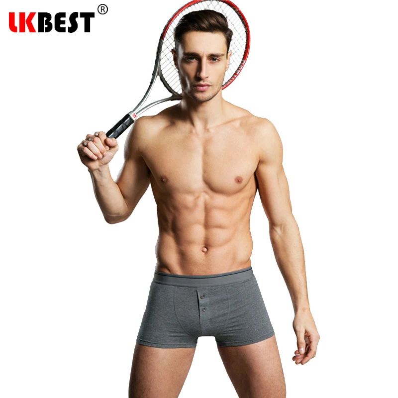 

LKBEST 6 шт./партия Мужское нижнее белье сплошной мужские боксеры U выпуклые мужчины трусы мужские сексуальные увеличивающие выпуклость трусы (...