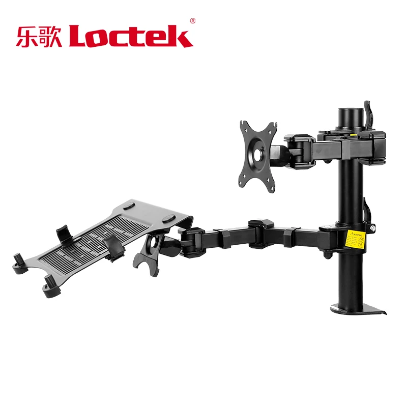 Loctek D1F2 Настольный держатель для 10 16 дюймового монитора + 27 дюймовый ЖК двойная