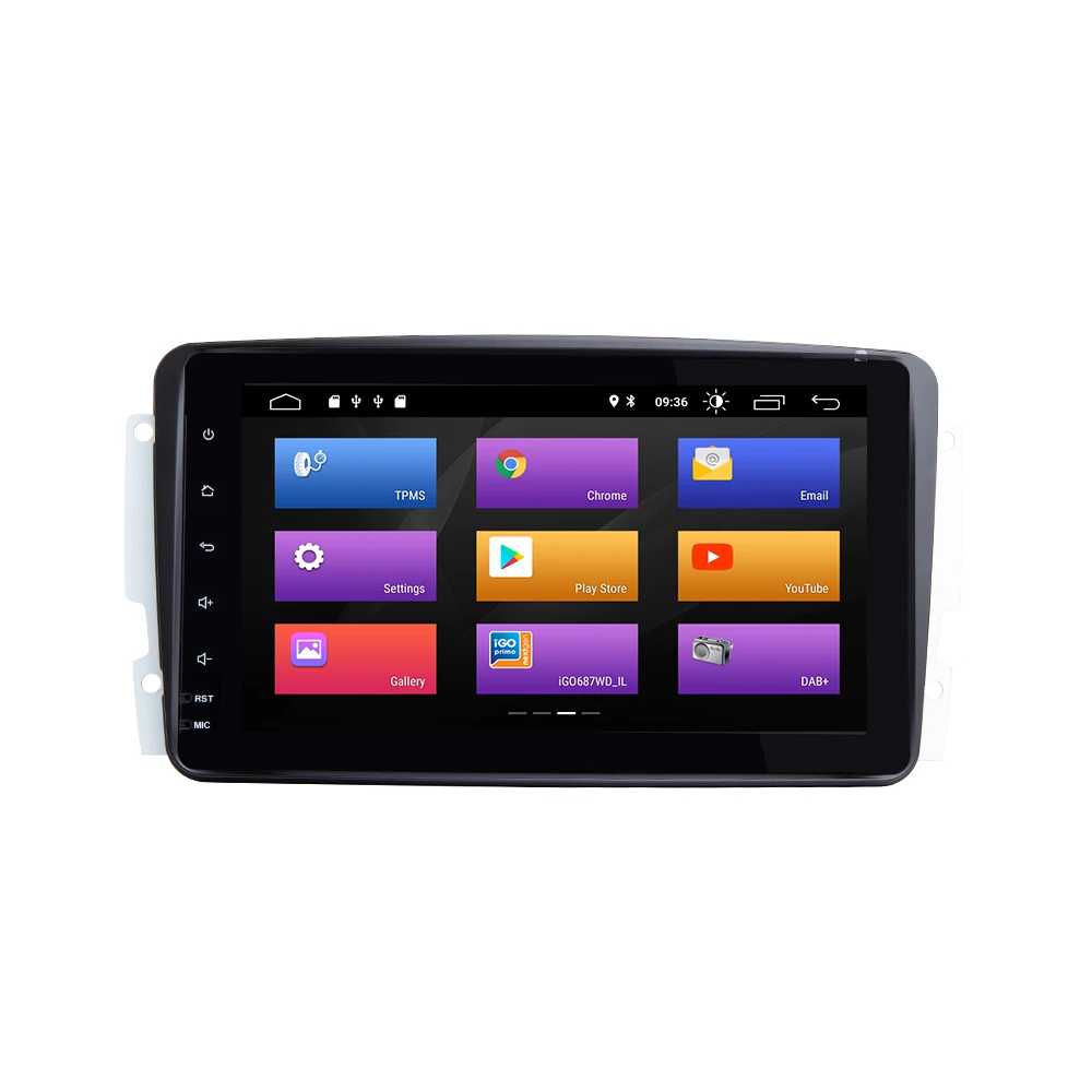 Josmile автомобильный мультимедийный плеер 2 Din Android 9,0 gps для Mercedes/Benz/CLK/W203/W209/W210/W168 Vaneo/Viano/Vito W639 Авторадио